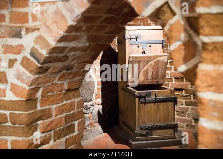 Gotische Backsteinburg ein Kapitelhaus des Bistums Pomesanien, erbaut im Stil der Schlossarchitektur des Deutschen Ordens in Kwidzyn, Polen © Wojciech Strozyk Stockfoto