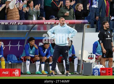 firo: 09/22/2023 Fußball: 2. Bundesliga VfL Osnabruck - HSV Hamburg HSV Hamburg Hamburg Hamburg Hamburg Tim Walter, Geste, enttäuscht Stockfoto