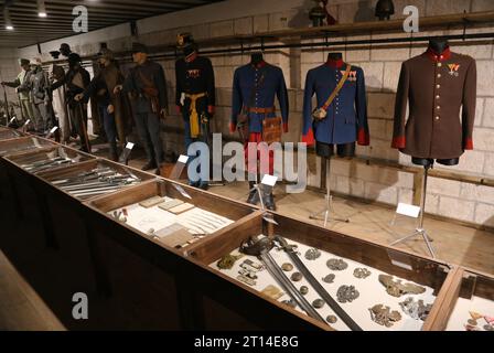 Swoszowice. Malopolska. Polen. Das Museum für Militärangelegenheiten in einer der Forts der Festung Krakau Österreich-Ungarn Stockfoto