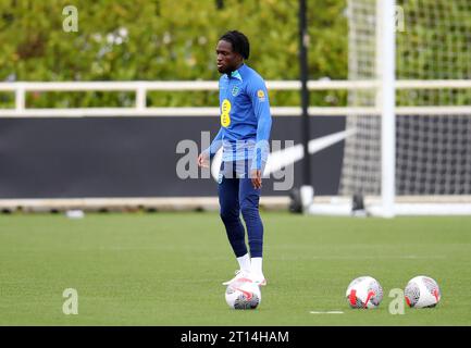 Engländer Jonathan Rowe während eines Trainings in St. George's Park, Burton upon Trent. Bilddatum: Mittwoch, 11. Oktober 2023. Stockfoto