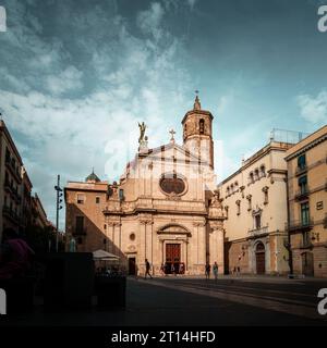 Basílica de la Merced in Barcelona, Spanien. Die Basilika unserer Lieben Frau von Barmherzigkeit Stockfoto