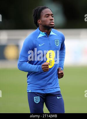 Engländer Jonathan Rowe während eines Trainings in St. George's Park, Burton upon Trent. Bilddatum: Mittwoch, 11. Oktober 2023. Stockfoto