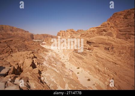 Fantastischer White Canyon auf der Sinai-Halbinsel, Ägypten Stockfoto