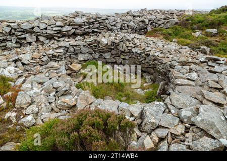 Tre'r Ceiri ist eine Hügelburg aus der Eisenzeit Stockfoto