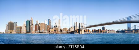 Panoramablick auf die Skyline von New york Stockfoto