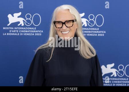 VENEDIG, ITALIEN - AUGUST 30: Jane Campion nimmt am 80. Internationalen Filmfestival Venedig am 30. August 2023 in Venedig Teil Stockfoto