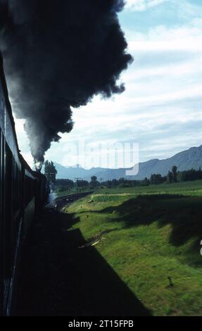 Spanischer Dampf um San Felices und Miranda de Ebro 7. Juni 1970. Stockfoto