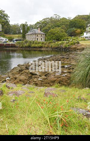 Waitangi ist ein Ort an der Nordseite des Waitangi River in der Bay of Island, Neuseeland Stockfoto