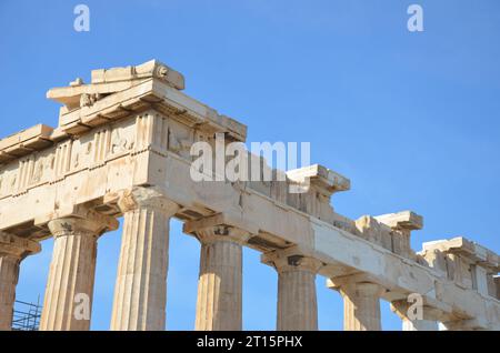 Der Parthenon auf der Akropolis, Athen Stockfoto