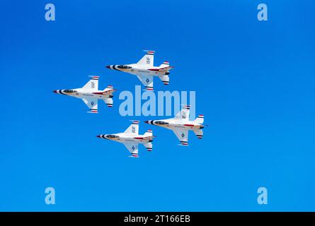 USAF Thunderbirds auf der Flugschau Stockfoto
