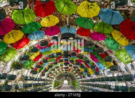 Regenschirm Park Arch, Doha, Katar Stockfoto