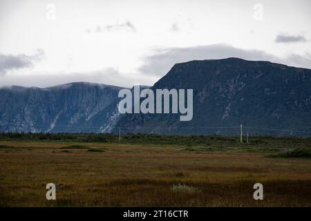 Tablelands Mountains in St. Paul, Neufundland & Labrador, Kanada Stockfoto