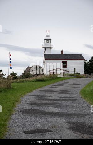 Lobster Cove Head Leuchtturm in Neufundland & Labrador, Kanada Stockfoto