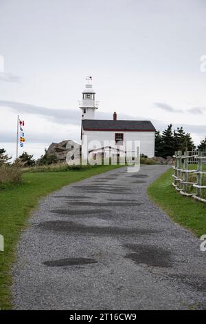 Lobster Cove Head Leuchtturm in Neufundland & Labrador, Kanada Stockfoto