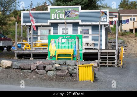 Nan & Pop's Souvenir Shop in Dildo, Neufundland & Labrador, Kanada Stockfoto