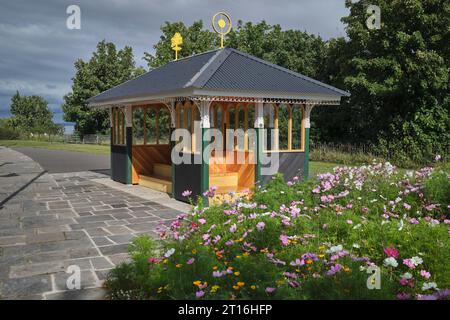 Cliff Hill Public Shelter Penarth South Wales Großbritannien Stockfoto