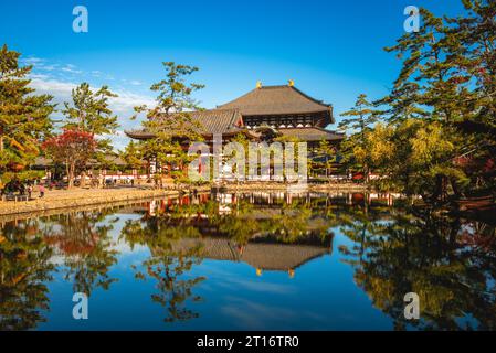 Haupttor und große Buddha-Halle von todaiji in nara, kansai, japan Stockfoto