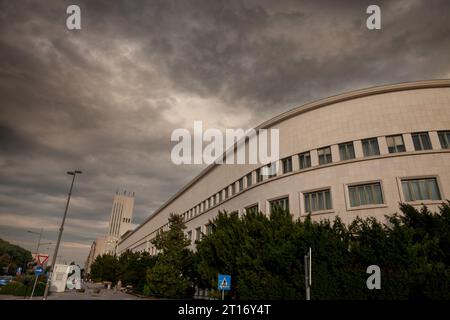 Bild des Novi Sad Baninsula Palastes. Der Palast von BanHerzegowina, umgangssprachlich als BanHerzegovina bekannt, in Novi Sad, der Hauptstadt der autonomen Provinz Vojvod Stockfoto