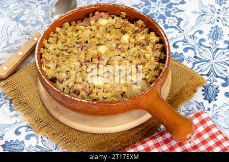 Croziflettenschale Nahaufnahme Stockfoto
