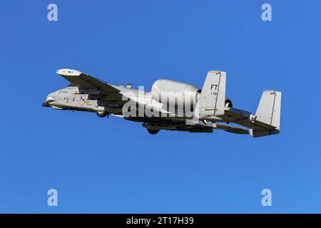 Fairchild Republic A10 Warzenschwein der USAF Stockfoto