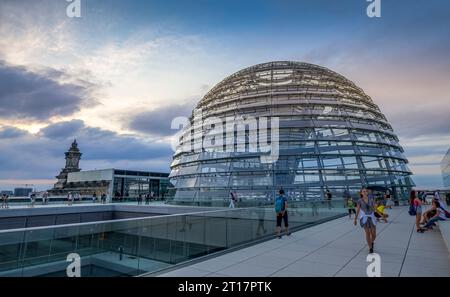 Findet, Reichstag, Tiergarten, Mitte, Berlin, Deutschland Stockfoto