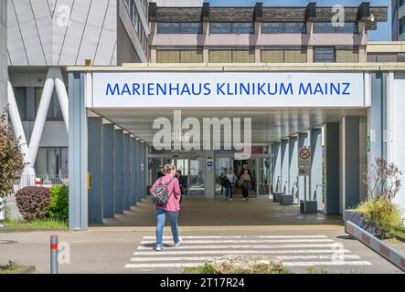 Marienhaus Klinikum Mainz, an der Goldgrube, Mainz, Rheinland-Pfalz, Deutschland Stockfoto