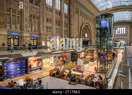 Einkaufszentrum Promenaden, Hauptbahnhof, Leipzig, Sachsen, Deutschland Stockfoto