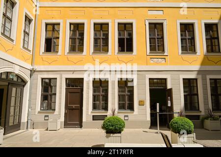 Bachmuseum, Bach-Archiv, Thomaskirchhof, Leipzig, Sachsen, Deutschland Stockfoto
