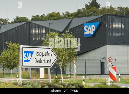 SAP Deutschland SE Zentrale , Hasso-Plattner-Ring, Walldorf, Baden-Württemberg, Deutschland Stockfoto