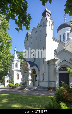 Kaunas, Litauen, 16. AUGUST 2023. Heilige Auferstehung Orthodoxe Kirche, Sommer Stockfoto