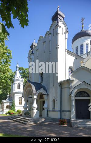 Kaunas, Litauen, 16. AUGUST 2023. Heilige Auferstehung Orthodoxe Kirche, Sommer Stockfoto