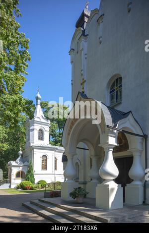 Kaunas, Litauen, 16. AUGUST 2023. Heilige Auferstehung Orthodoxe Kirche, Sommer Stockfoto