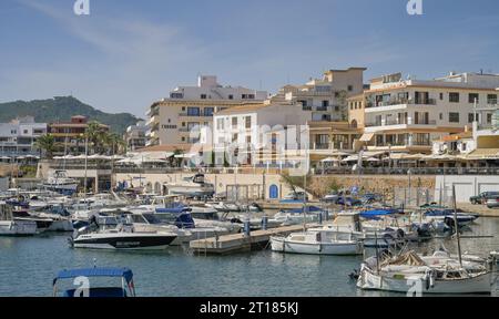 Boote, Hafen, Yachthafen, Cala Rajada, Mallorca, Spanien Stockfoto