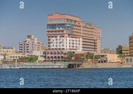 Sonesta St. George Hotel, Nil, Luxor, Ägypten Stockfoto