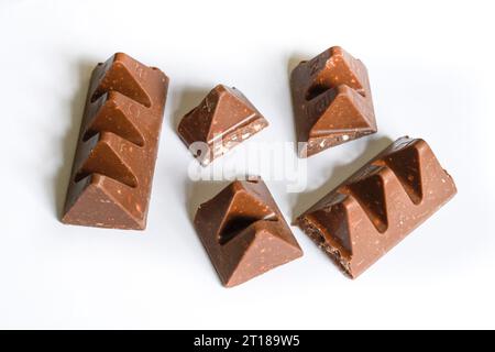 Schweizer Schokolade Toblerone Stockfoto