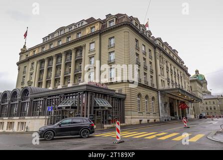 Hotel Bellevue Palace, Kochergasse, Altstadt, Bern, Schweiz Stockfoto