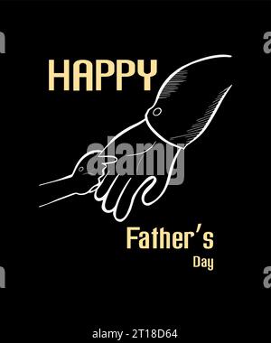 Tolles Typografie-T-Shirt-Design und Dad Suter-Held Stock Vektor