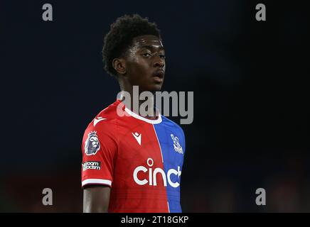 Jesuran Rak-Sakyi vom Kristallpalast. - Crystal Palace V Nottingham Forest, Premier League, Selhurst Park Stadium, Croydon, Großbritannien - 7. Oktober 2023. Nur redaktionelle Verwendung – es gelten Einschränkungen für DataCo. Stockfoto