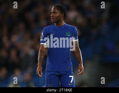 Raheem Sterling von Chelsea. - Chelsea / Luton Town, Premier League, Stamford Bridge Stadium, London, UK - 25. August 2023. Nur redaktionelle Verwendung – es gelten Einschränkungen für DataCo Stockfoto