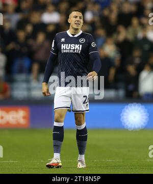 Alex Mitchell von Millwall. - Millwall V Charlton Athletic, Pre Season Friendly, The New den Stadium, London, UK - 25. Juli 2023. Nur redaktionelle Verwendung – es gelten Einschränkungen für DataCo Stockfoto