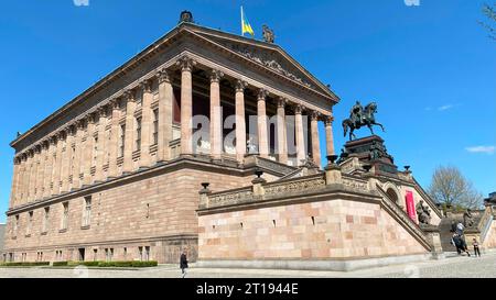 Ursprüngliches Gebäude der Nationalgalerie in Berlin, heute Alte Nationalgalerie Stockfoto