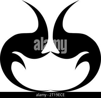 Eine Reihe von Piktogrammen zeigt Symbole zum Thema Feuer. Das Bild zeigt helle flammende Piktogramme, die Feuer und seine Eigenschaften symbolisieren - c Stock Vektor