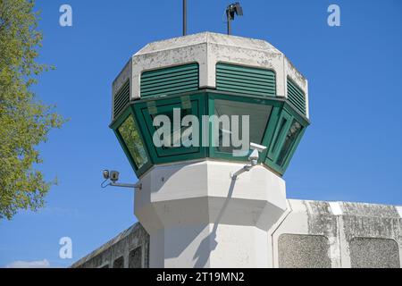 Wachturm, JVA Plötzensee, Friedrich-Olbricht-Damm, Charlottenburg-Nord, Berlin, Deutschland Stockfoto