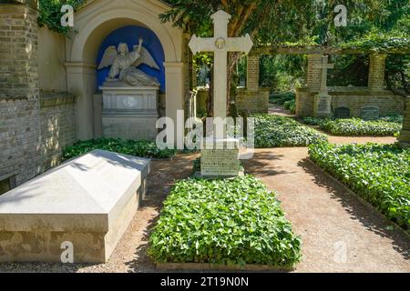 Grab Peter Joseph Lenné, Sello-Friedhof, Grabsteine, Bornstedter Friedhof, Ribbeckstraße, Potsdam, Brandenburg, Deutschland Stockfoto