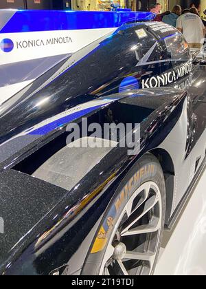 Oviedo, Asturien, Spanien - 10 10 2023 : Cadillac Konica Minolta vom Piloten Fernando Alonso gewann 2019 die 24 Stunden von Daytona Stockfoto