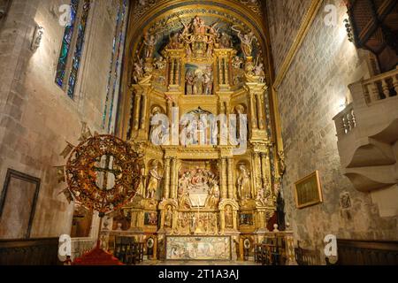 Retabel in der Corpus-Christi-Kapelle, Kathedrale, Catedral de Palma de Mallorca, Palma, Mallorca, Spanien Stockfoto