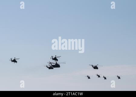 Militärhubschrauber Airbus Helicopters H145M der Deutschen Luftwaffe, Berlin, Deutschland Stockfoto