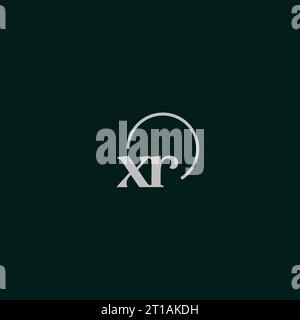 Design-Ideen für das Monogramm des XR-Initialen Stock Vektor