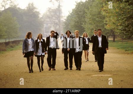 Broad Walk an Christ Church College Meadow. Oxford, Freshers Week, Oxford University Studenten Oxfordshire, England September 1990er Jahre 1995 Vereinigtes Königreich HOMER SYKES Stockfoto