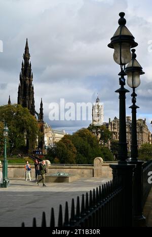 Stadtzentrum von Edinburgh Stockfoto